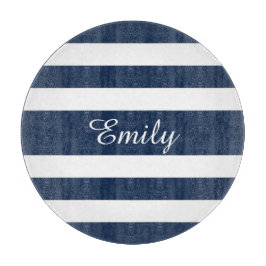 Modern Blue Stripe Mönster Namn