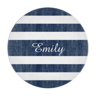 Modern Blue Stripe Mönster Namn