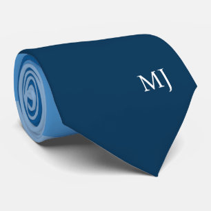 MODERN BLUE STRIPED LINJER MONOGRAM INITIALER ANPA SLIPS