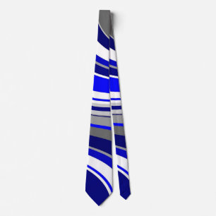 Modern Blue Swirls Slips