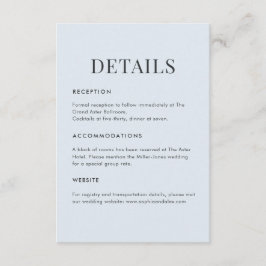 Modern Blue Terrazzo & Emerald Tilläggskort