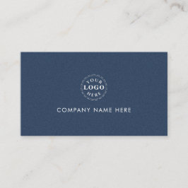 Modern Blue Texture Professional Identity Business Visitkort