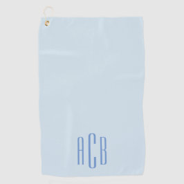 Modern Blue Three Brev Monogram