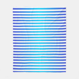 Modern Blue Turcos Ombre Rand Fleecefilt