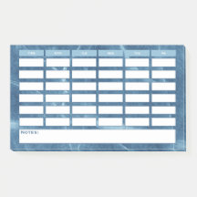 Modern Blue Weekly-schemaläggning av skoltidtabell