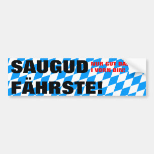 Modern Blue White Fresh Bayaria Mönster Bildekal