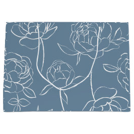 Modern Blue Wildflower 