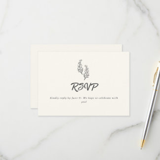 Modern Bohemian Desert Romance | RSVP Card OSA Kort