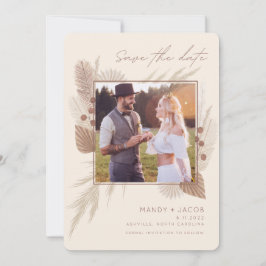 Modern Bohemian Photo Pampas Grass Spara Datumet