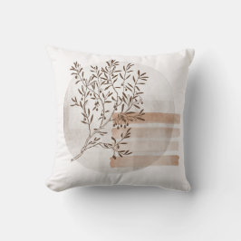 Modern Bohemian Stil Foliage Dekorativ kudde