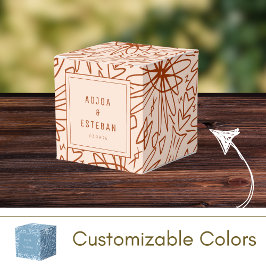 Modern bohemisk konstnärlig Teckning Presentaskar