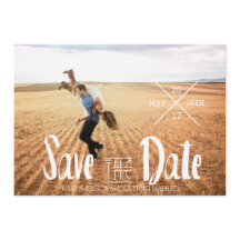 Modern bohemisk typografi | Spara datum i fotot