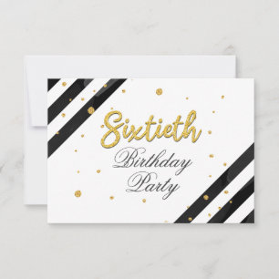 Modern Boho 60:e födelsedagen Inbjudningar