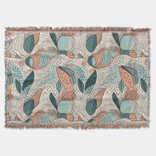 Modern Boho-Abstrakt Filt