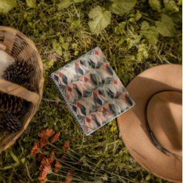 Modern Boho-Abstrakt | Monogram bärbar dator Journ Anteckningsbok