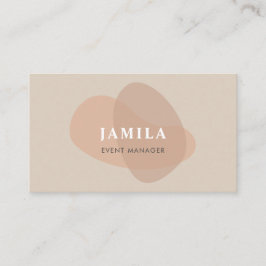 Modern Boho-Abstrakt Visitkort