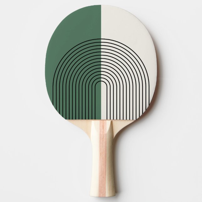 Modern Boho Abstraktion Pingisracket (Framsidan)