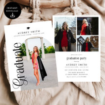 Modern Boho Arch 4 Photos Graduation