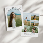 Modern Boho Arch 6 Photo Graduation Announcement Inbjudningar<br><div class="desc">Introducing our Modern Boho Arch 6 Photos Graduation Announcement! Celebrate your academic achievement with a touch of bohemian flair. This announcement features a stylish plaid design in modern hues, perfect for adding a trendy twist to your graduation announcement. With space for four cherished photos from your journey, this announcement allows...</div>