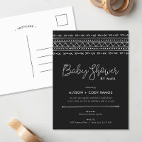 Modern Boho Baby Shower by Mail-inbjudan