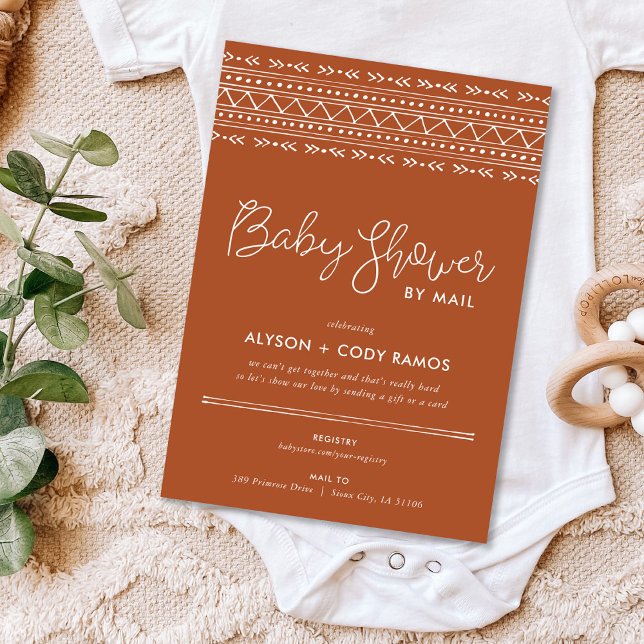Modern Boho Baby Shower by Mail Inbjudningar (Skapare uppladdad)