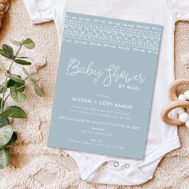 Modern Boho Baby Shower by Mail Inbjudningar