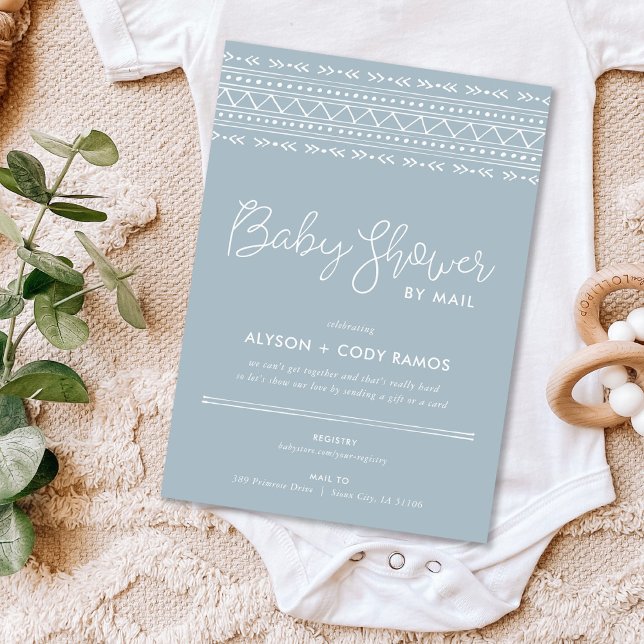 Modern Boho Baby Shower by Mail Inbjudningar (Skapare uppladdad)