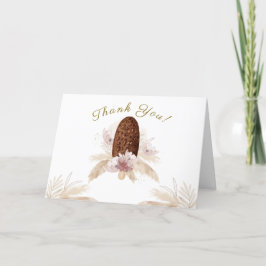 Modern Boho Blommigt Ice Cream Popcicle Baby Showe Tack Kort