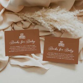 Modern Boho Bokar för Baby Card Tilläggskort