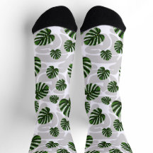 Modern Boho Botanical Leaves Pattern