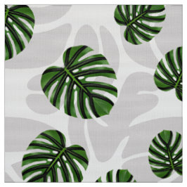 Modern Boho Botanical Leaves Pattern Tyg