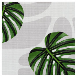 Modern Boho Botanical Leaves Pattern Tyg