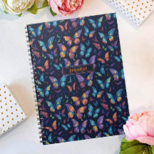 Modern Boho Colorful Butterflies Mönster Namn