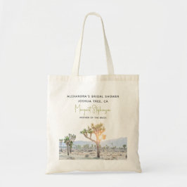 Modern Boho Desert Joshua Träd Möhippa Favor Tygkasse