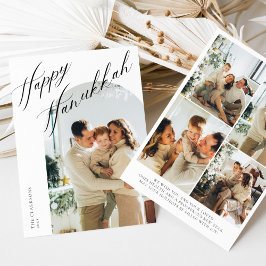 Modern Boho Elegant Hanukkah-kort Inbjudningar