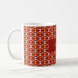 Modern Boho-geometri Kaffemugg