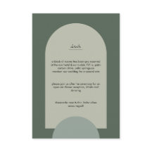 Modern Boho Geometric Arch Sage Grönt Bröllop