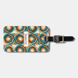 Modern Boho Geometric Bagagebricka