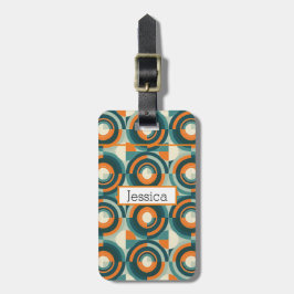 Modern Boho Geometric Bagagebricka