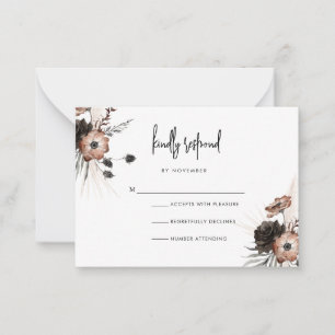 Modern Boho Goth Script OSA kort