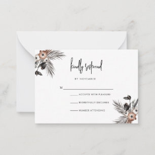 Modern Boho Goth Script OSA kort