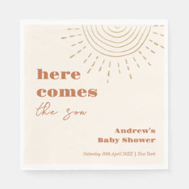 Modern Boho här kommer hit. Pappersservett