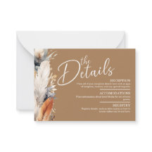 Modern Boho-höljets QR-kodkort