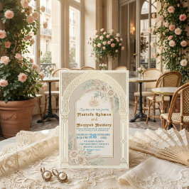 Modern Boho-islamsk Nikkah-ceremoni Inbjudningar