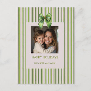 Modern Boho julgranar Dekor Holiday Postcard Vykort