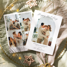 Modern Boho Julkort  Inbjudningar