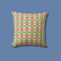 Modern Boho Korsstygns Sömlöst Folkpattern