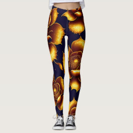 Modern Boho Luxury Guld Ro-samling Leggings