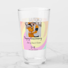 Modern boho lycklig-årsdagen lägger till namn-datu glaskopp