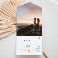 Modern Boho-minimalistisk fotoutfoto i en enda inb